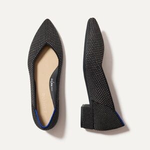 Rothy's Black and Blue Loafers